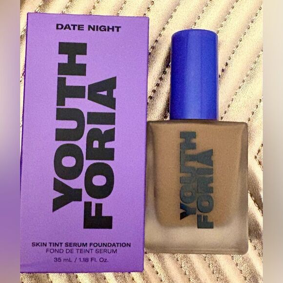 YOUTHFORIA - NWT "Date Night" Tint Serum/Foundation in #390 (Medium Deep). - Picture 7 of 16